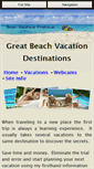 Mobile Screenshot of beach-vacations-firsthand.com